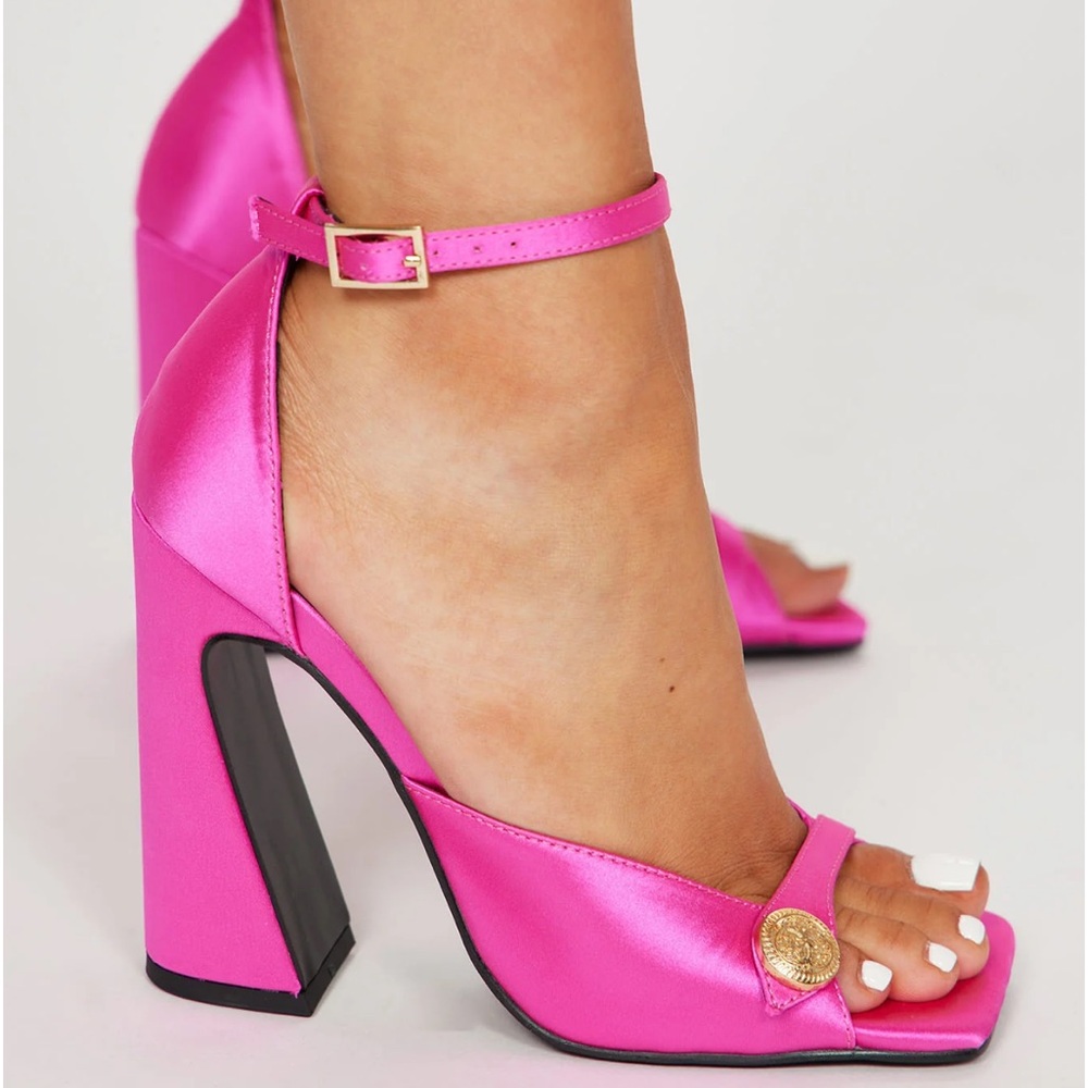 Pink Heel Sandals